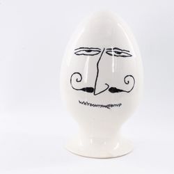 LaGardo Tackett for Schmid Egghead 1959 Japan Glaze Porcelain 