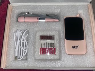 Portable electric nail drill