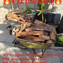 Split Firewood Ready For Bon Fire