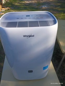 Whirlpool WHAD50PDW 50 Pint Dehumidifier with Built-In Pump 4500 Sq Ft
