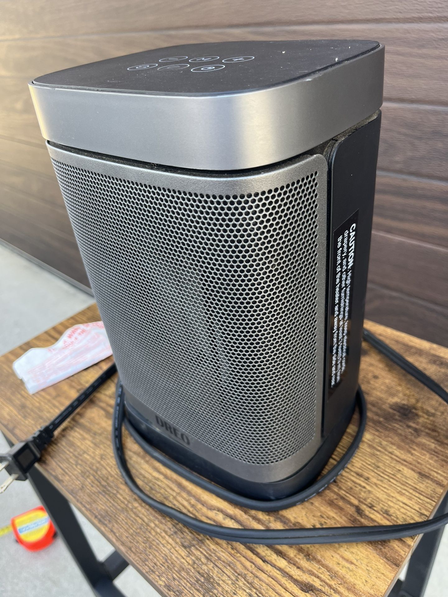 DREO PTC Portable Oscillating Space Fan Heater