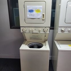 🚚Moving Sale! GE Electric Washer Dryer Stack Unit - Warranty Included 