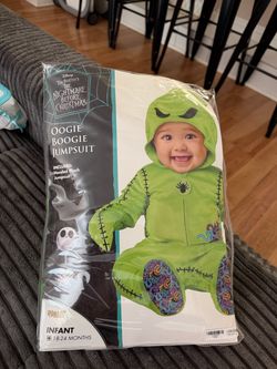 oogie boogie jumpsuit costume 18-24m