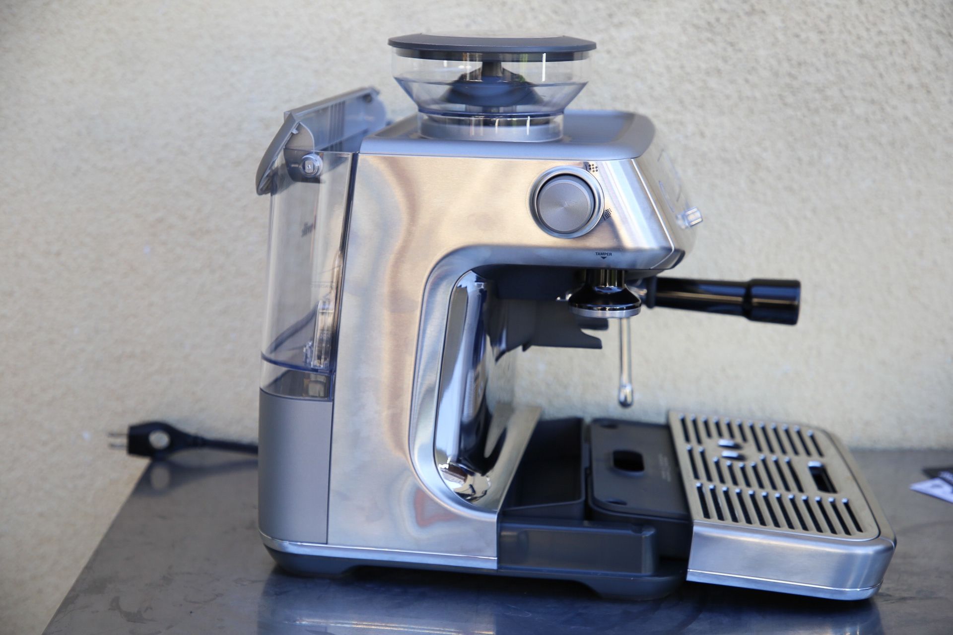 NEW Breville BES878BSS Barista Pro Espresso Coffee Machine, Brushed