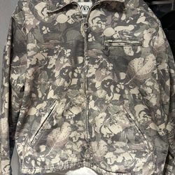 Zara Heavyweight Camo Zip 