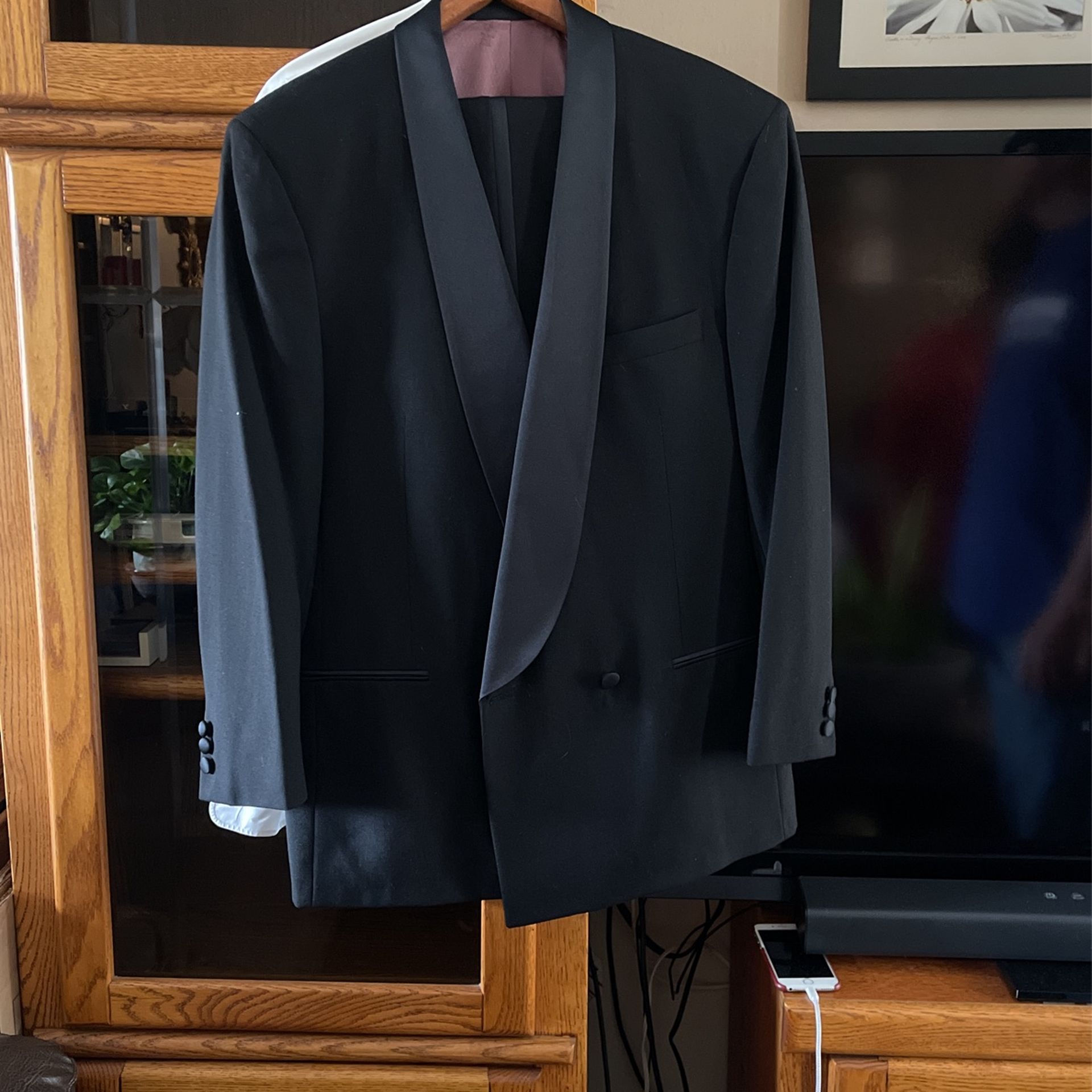 Black Men Tuxedo Suit