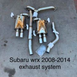 Suabru Wrx STI 2008-2014 Catback Exhaust System 