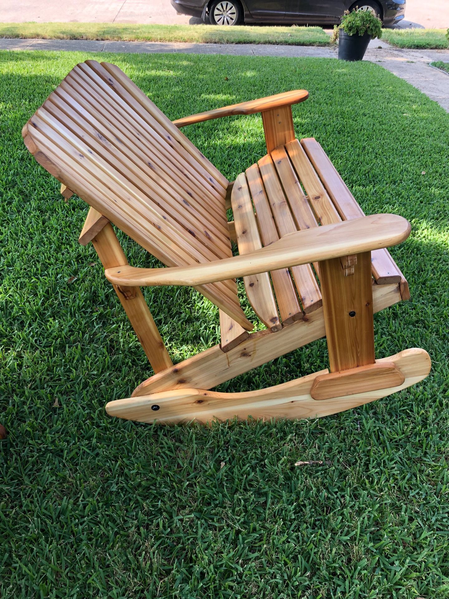 Rocker- stargazer - all cedar - outdoor furniture