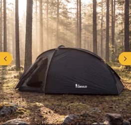 Lone Survivalist Black Dome Camping Tent