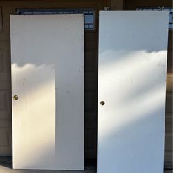 Here is your work bench, table top.  These are heavy, substantial wood planks (old closet doors)