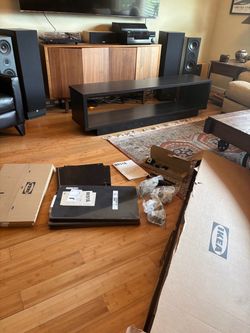71” TV Stand - Media Storage Cabinet
