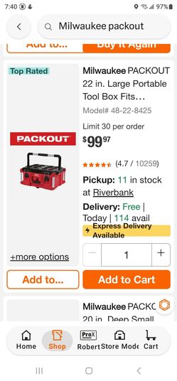 Brand New Milwaukee Packout large Toolbox $90 Pickup In Oakdale