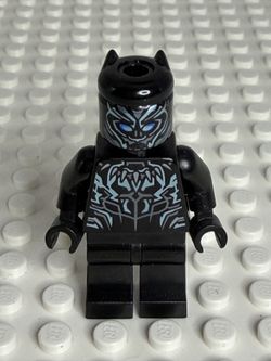 LEGO Black Panther Metallic Light Blue Highlights Minifigure sh0478