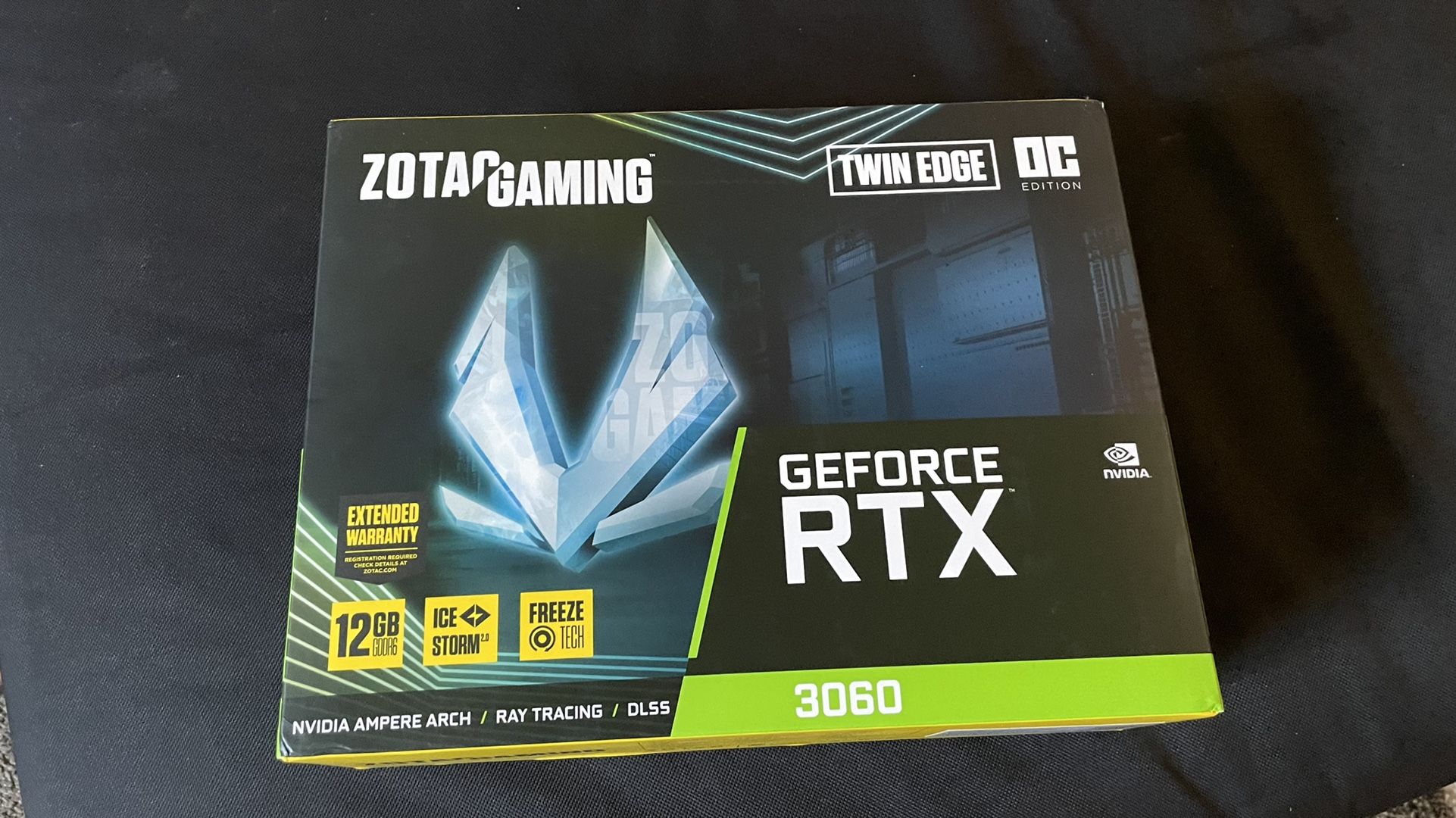 ZOTAC Gaming GeForce RTX 3060 Twin Edge OC 12GB Graphics Card ZT-A30600H-10M (BRAND NEW, FACTORY SEALED)