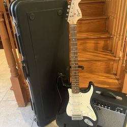 Squier Affinity Stratocaster W/ Hardshell Case, Fender Amp