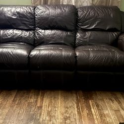Reclining Leather Sofa 
