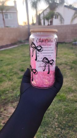 Coquette Bow Cold Cup