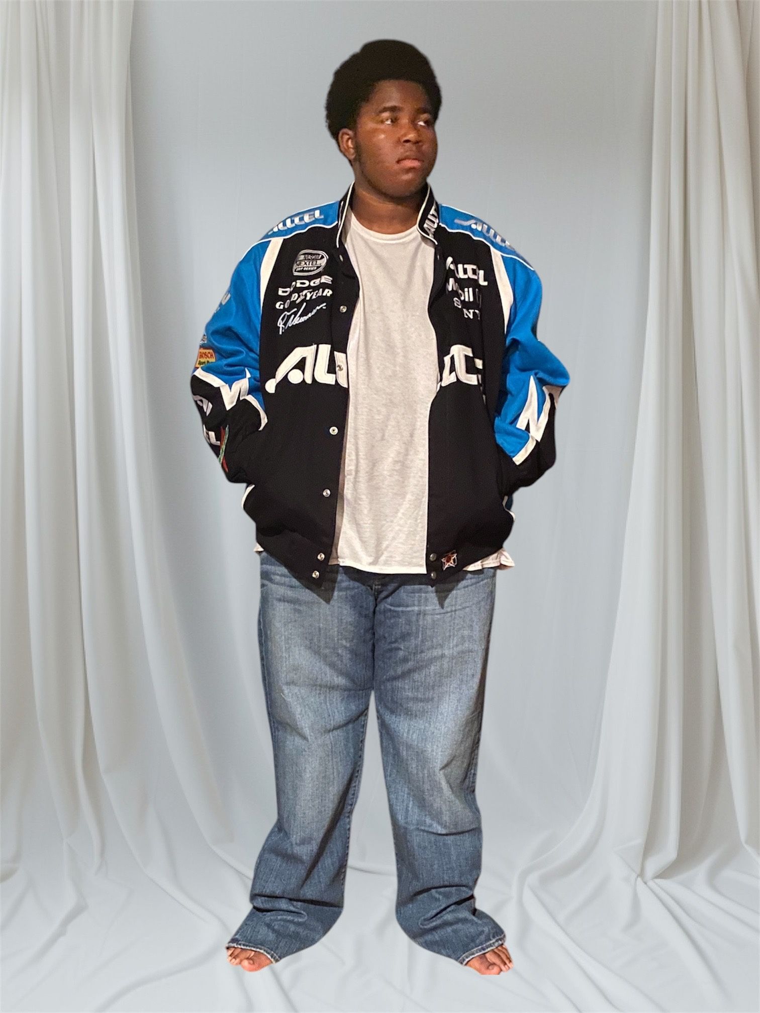 JH Design Nascar #12 Ryan Newman Alltel Racing Jacket Size XL