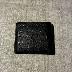 Black Coach Wallet