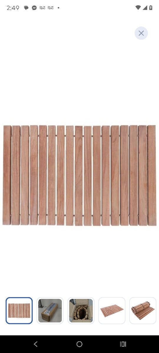 Teak Shower Mat **NEW**