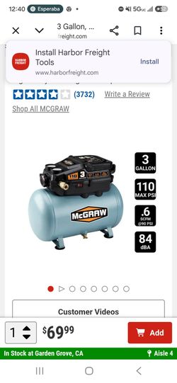3 Gallon Compressor