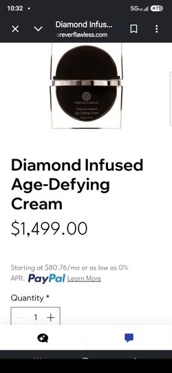 Forever  flawless diamond infused skin care