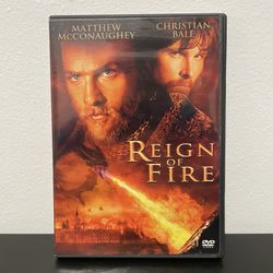 Reign Of Fire DVD Matthew McConaughey Christian Bale Movie Disney 2002