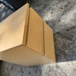 Modern IKEA 2-Drawer Nightstand ✨ Birch Finish 🤍