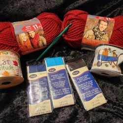 Craft Sewing Yarn Knitting Ribbon Supplies Vintage