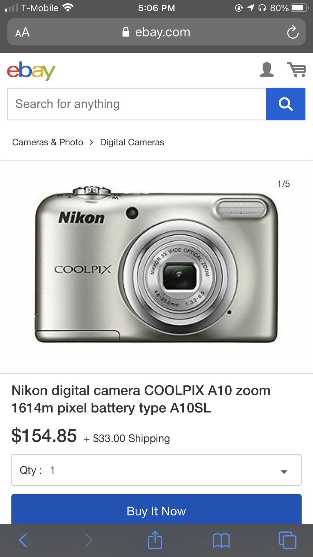 Nikon coolpix a10 Camera