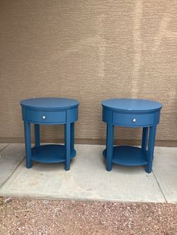 Pair of side table
