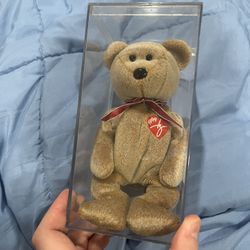 Retired 1999 Ty Beanie Baby "1999 Signature Bear"