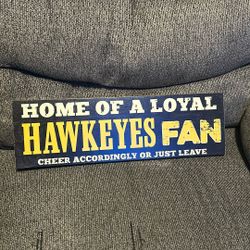 Iowa Hawkeye Sign