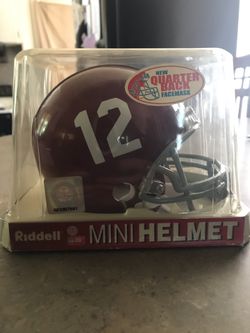Autographed Gene Stallings mini helmet