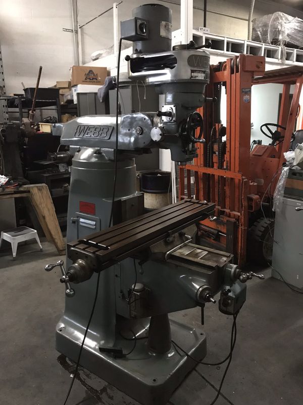 Used Milling Machine >> Webb Milling Machine 9x42 Model 2s Bridgeport Copy Milling Machine Used Milling Machine >> Webb Milling Machine 9x42 Model 2s Bridgeport Copy Milling Machine