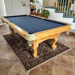 Pool Table 8ft- NEW FELT- NEW POCKETS- Free Delivery