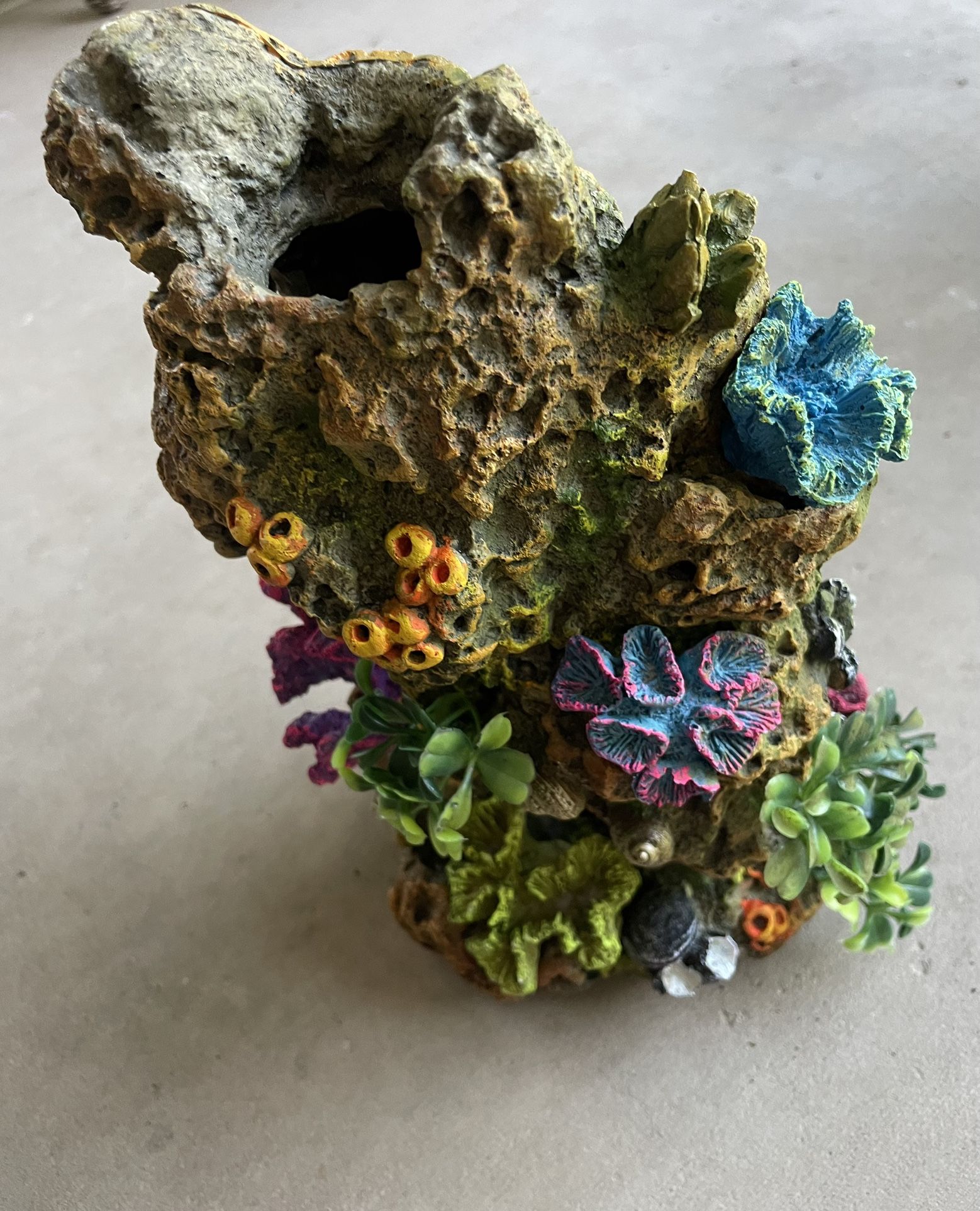 Top Fin Coral and Plant Rocky Aquarium Decor
