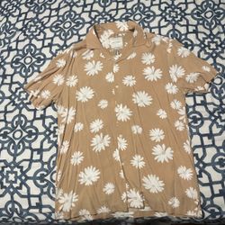 A tan dress shirt
