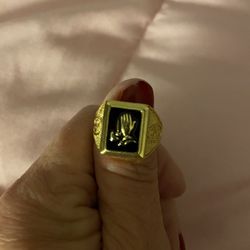 Beautiful 14K Gold Plated Mens Rings ... Sizes 7-11.... Any Ring Only $65 EACH