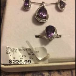 Brand new amethyst gift set For Only $150.00