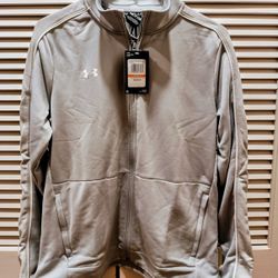 Under Armour Women’s Small Gray Command Warm-Up Jacket – New with Tags