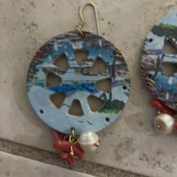 Fashion Earrings From Sicily / Italy 