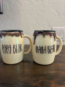 Mama Bear & Papa Bear Mug Set