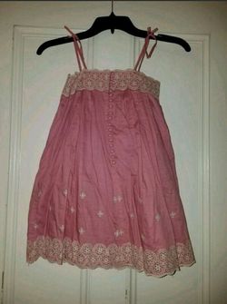 Girl's Size 6 Jillian's Closet Pink and Cream Dress - new with tags