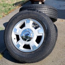 Selling 3 Rims With The Tires And A Extra Rim