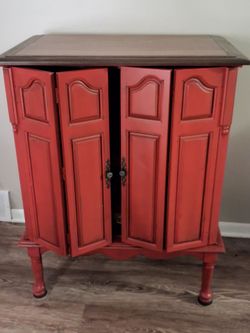 Vintage beautifully made cherry wood shelf