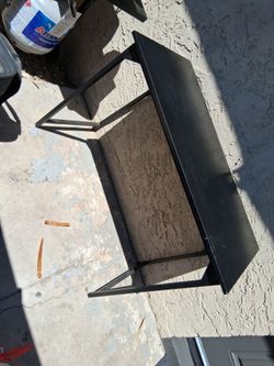 Black table