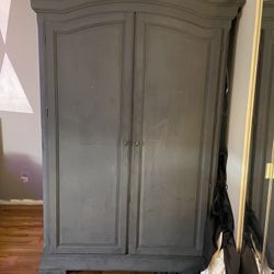 LARGE 3 Armoire 3 SHELF 3 DRAWER MIRROR DOOR