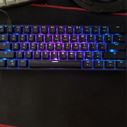 gk61 v2 hk gaming mechanical keyboard (red switches)