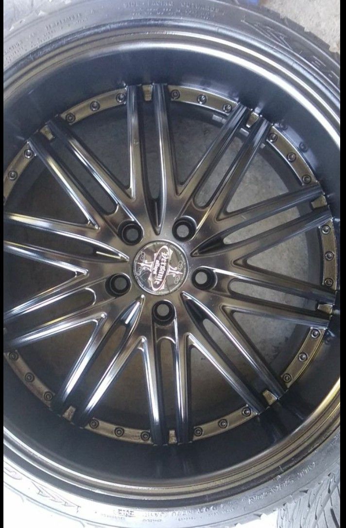 *Only 2 * All black alloy 20inch Rims